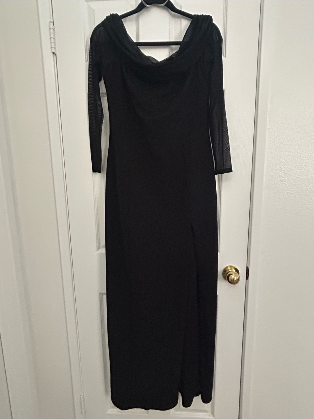 Lulu's Black Long Sleeve Cowl Neck Dress Size XL